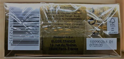 Eau de toilette