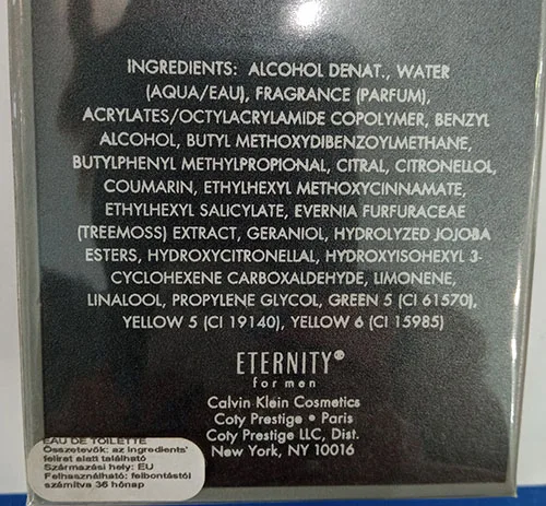 Eau de toilette