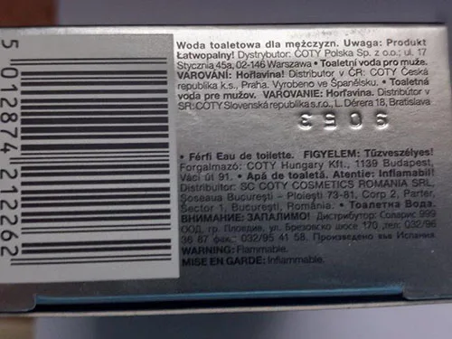 Eau de toilette
