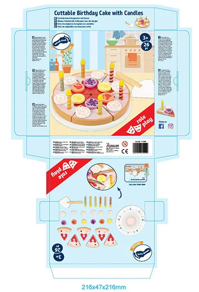 Toy birthday cake