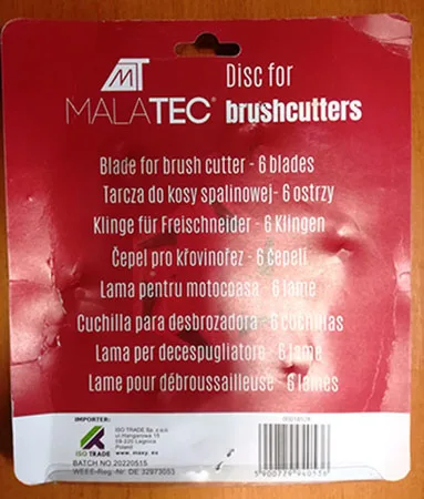Attachment for brush cutters