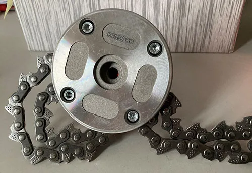 Attachment for brush cutters