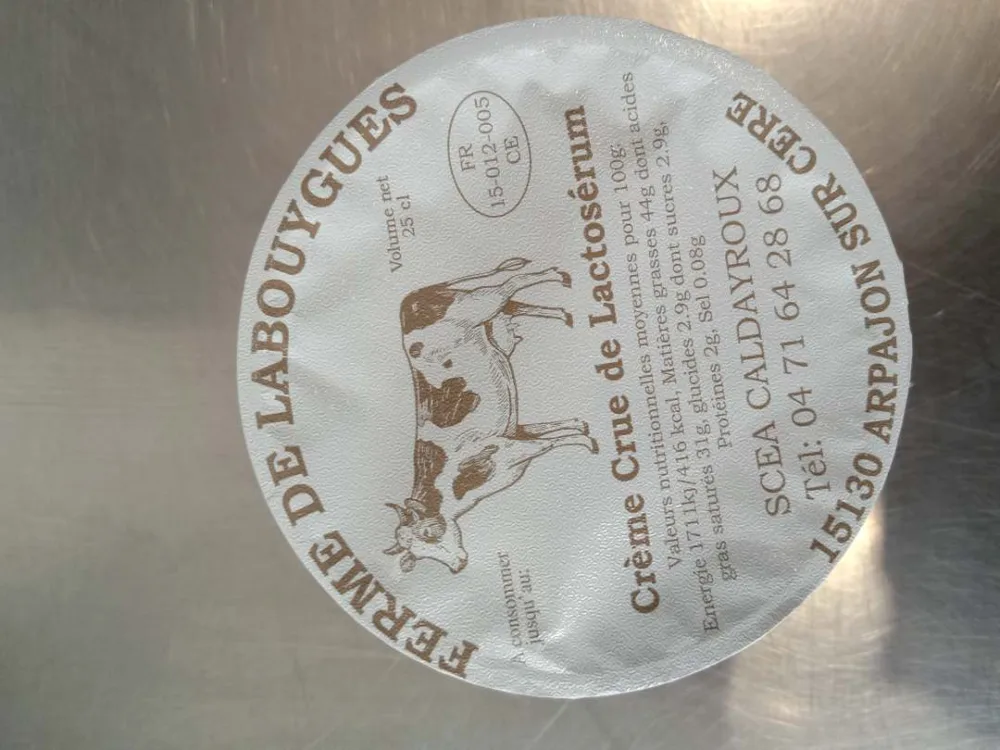 Beurre et creme