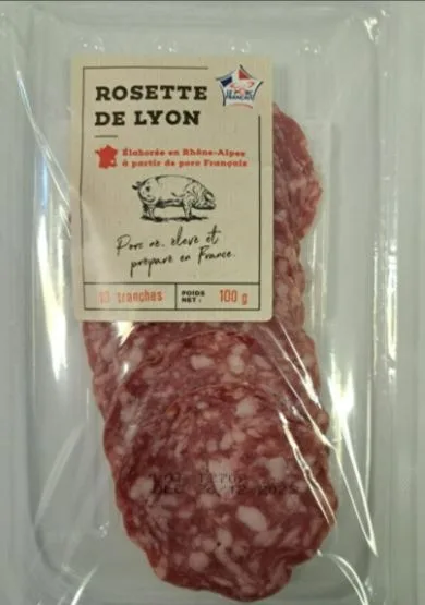 Rosette de lyon 10 tranches 100g