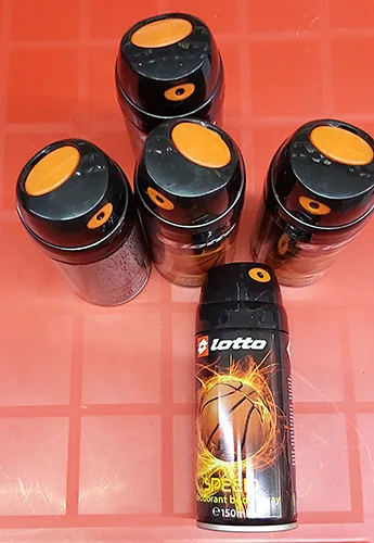 Deodorant spray