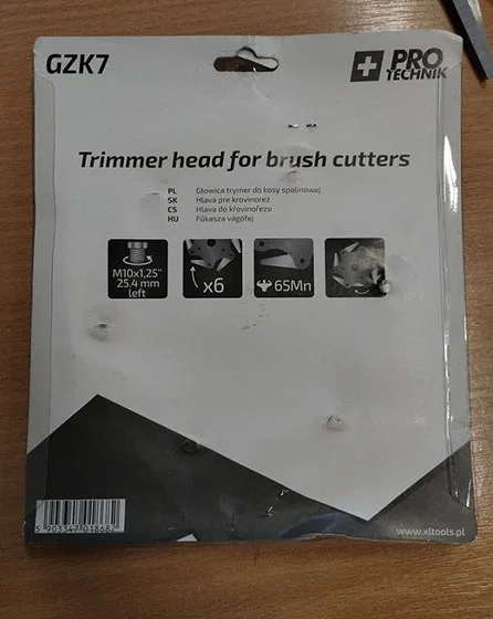 Attachment for brush cutters