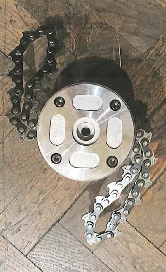 Attachment for brush cutters