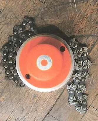 Attachment for brush cutters
