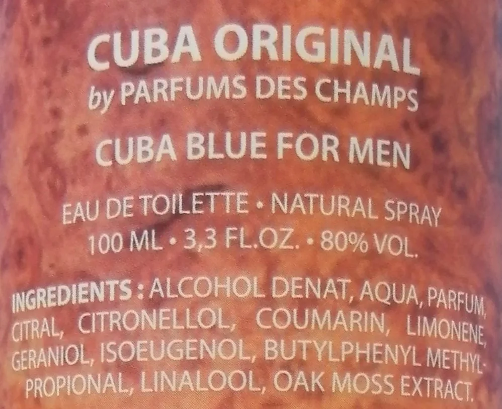 Eau de toilette