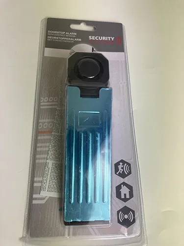 Door stop alarm