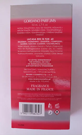 Eau de toilette