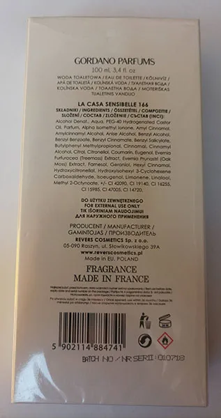 Eau de toilette