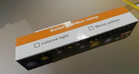 Solar garden LED lamp