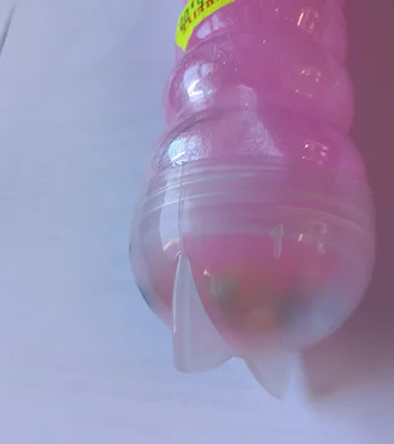 Toy slime with small balls
