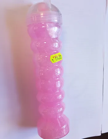 Toy slime with small balls