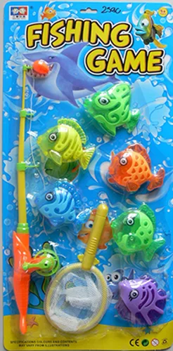Magnetic fishing toy