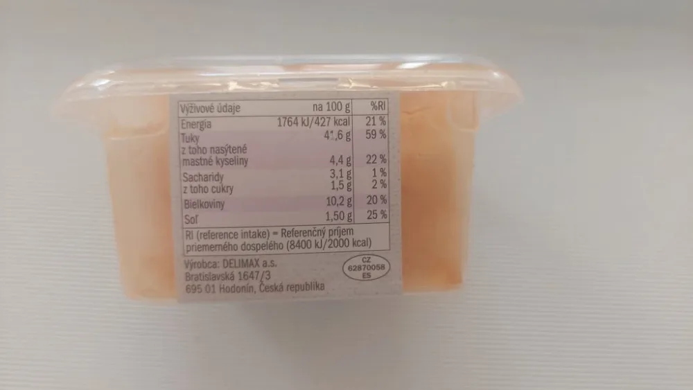 Nevyhovujúci výrobok Pikantná syrová nátierka s cesnakom, Delimax