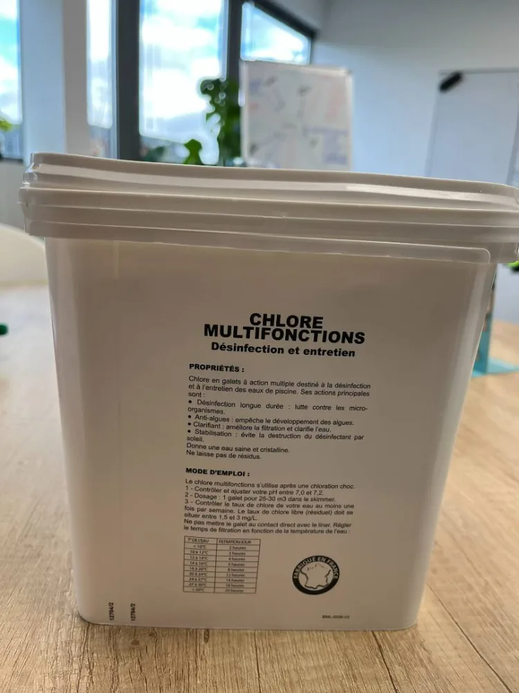 Chlore multiactions 4 actions 5 kgs