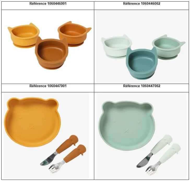 Set repas silicone