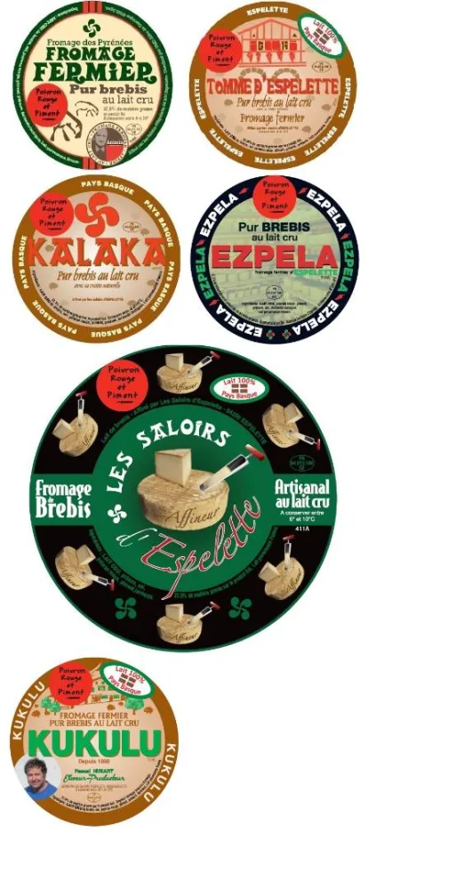 Fromage brebis poivron piment