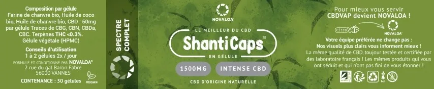Gélule intense cbd 1500mg