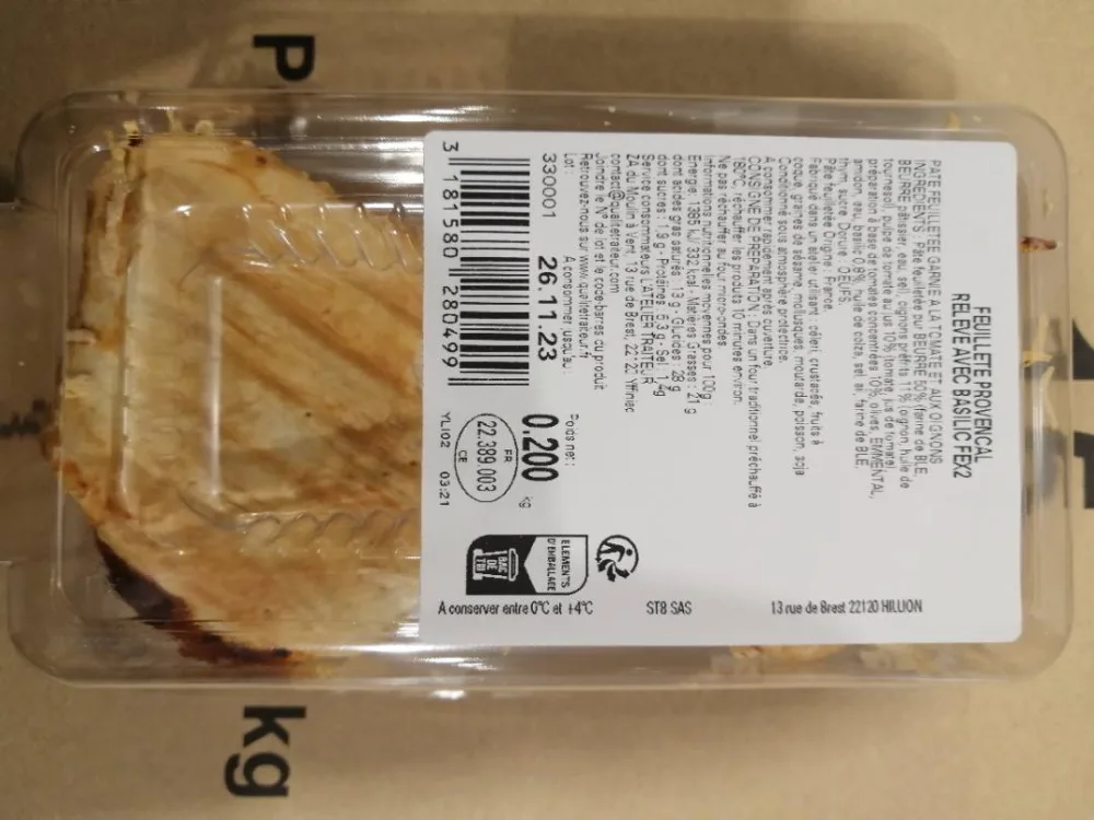 Feuilleté provençal