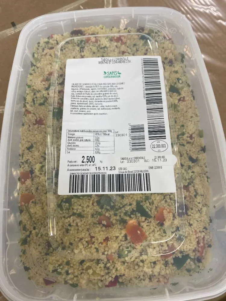 Taboulé à l'orientale