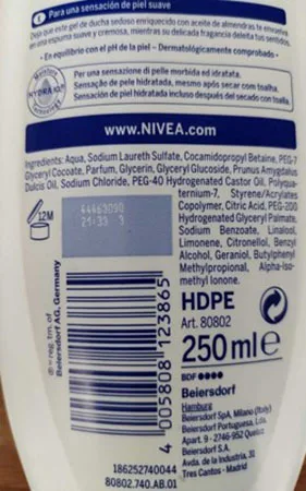 Shower cream