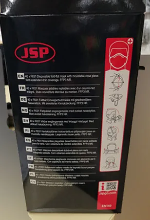 Particle filter mask