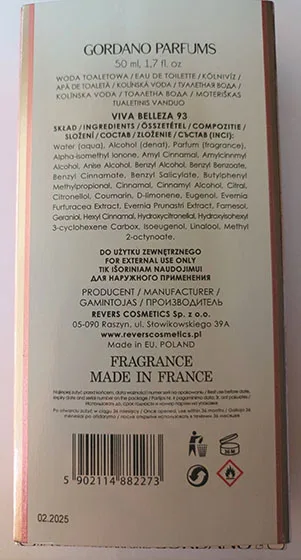 Eau de toilette