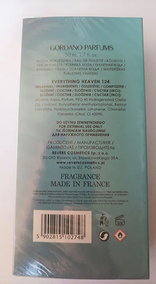 Eau de toilette