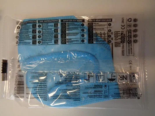 Particle filter mask