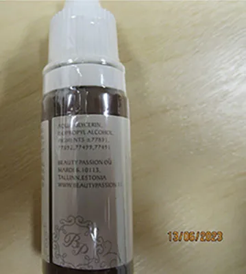 Permanent makeup ink
