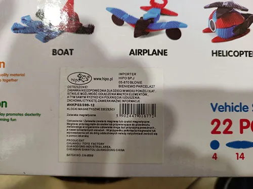 Magnetic toy set