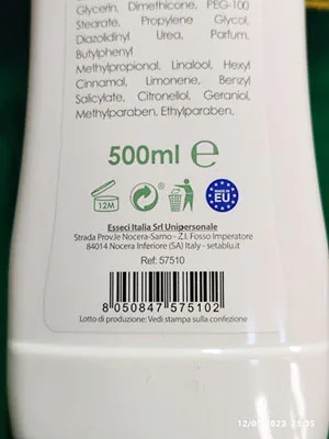 Body lotion