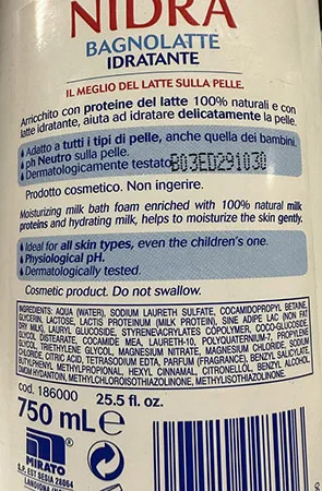 Bath milk
