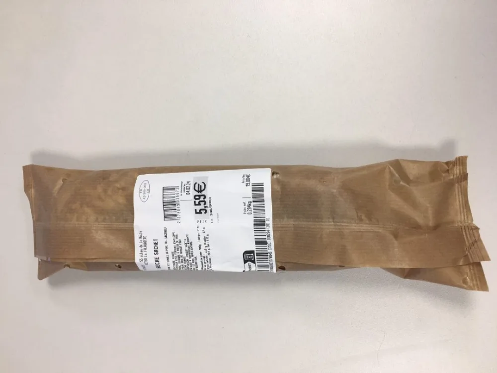Saucisse seche sachet