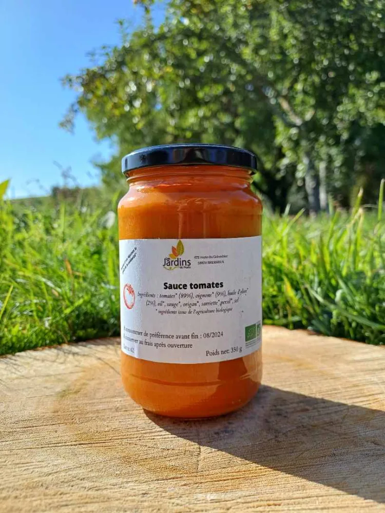 Soupes, sauces tomates, légumes en morceaux, compotes et coulis