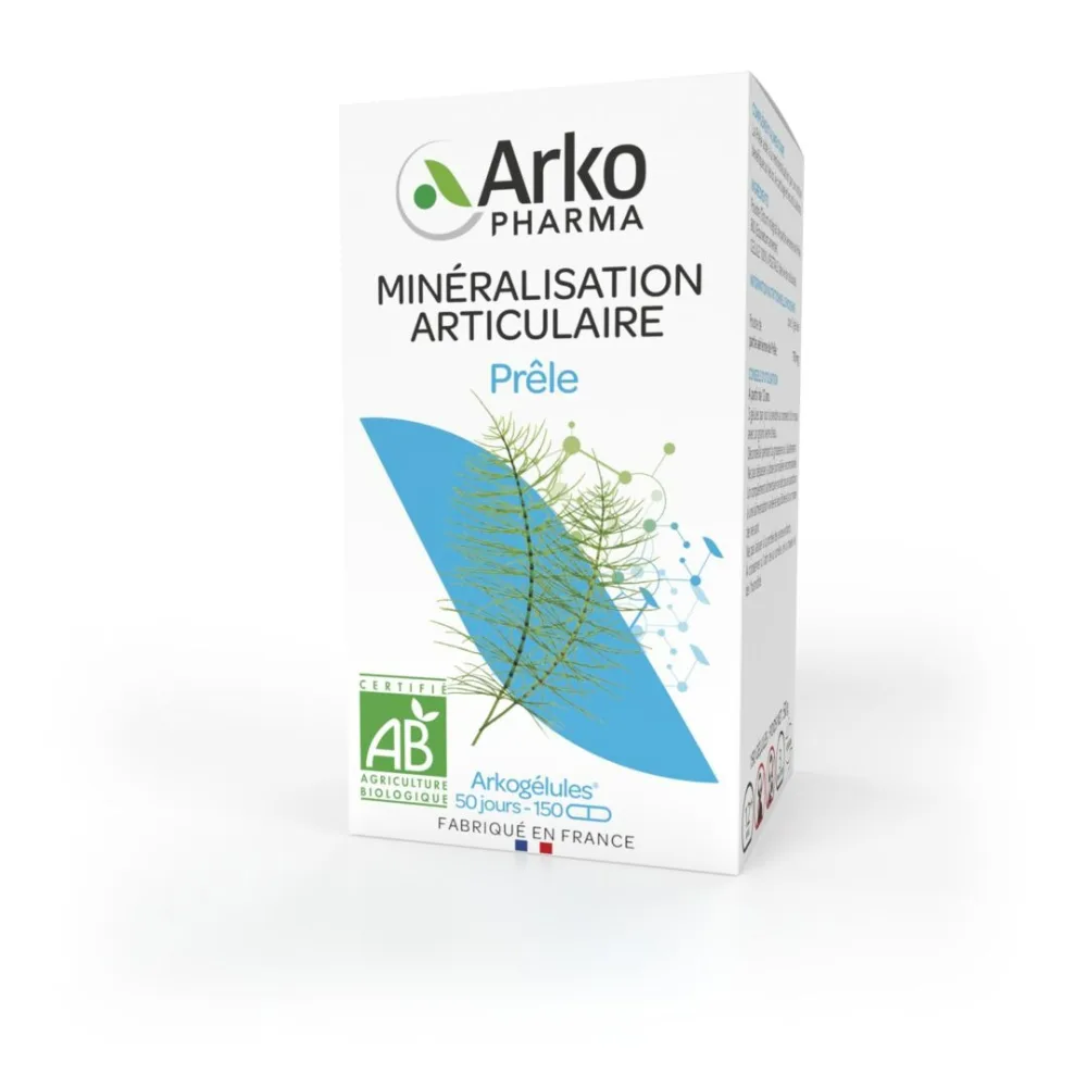 Mineralisation articulaire prêle