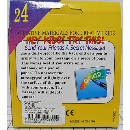 Crayon set