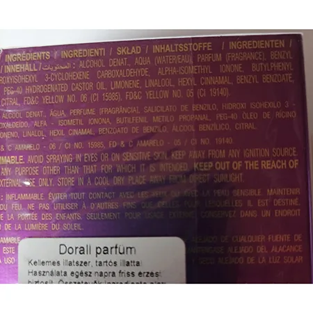 Eau de toilette