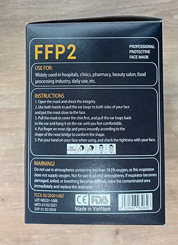 Particle filter mask