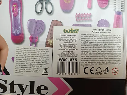 Toy hair set