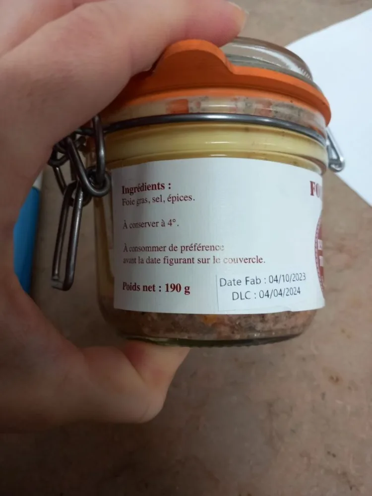 Foie gras espinasse traiteur