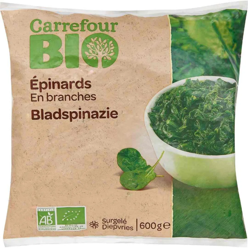 Epinards en branches bio