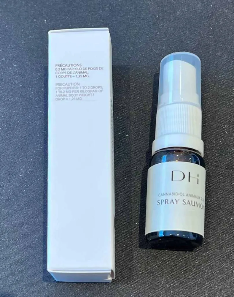 Spray saumon cbd animaux