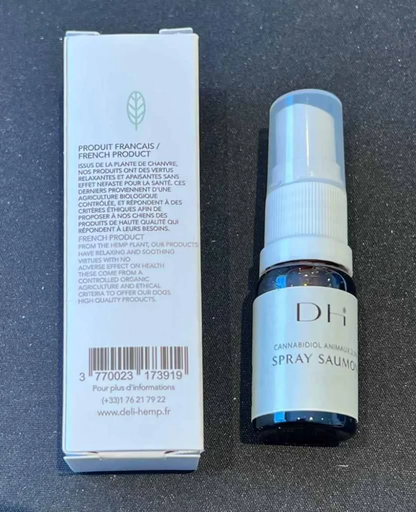 Spray saumon cbd animaux