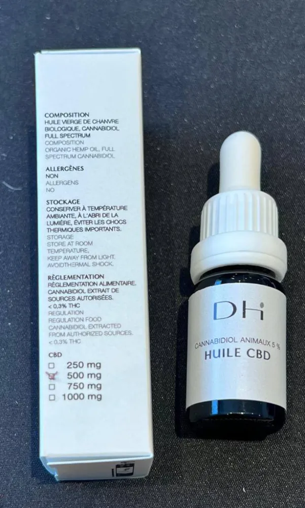 Huiles cbd/chanvre animaux