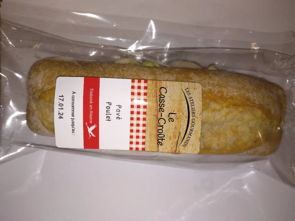 Grande moricette® poulet / moricette® poulet / sandwich pave poulet