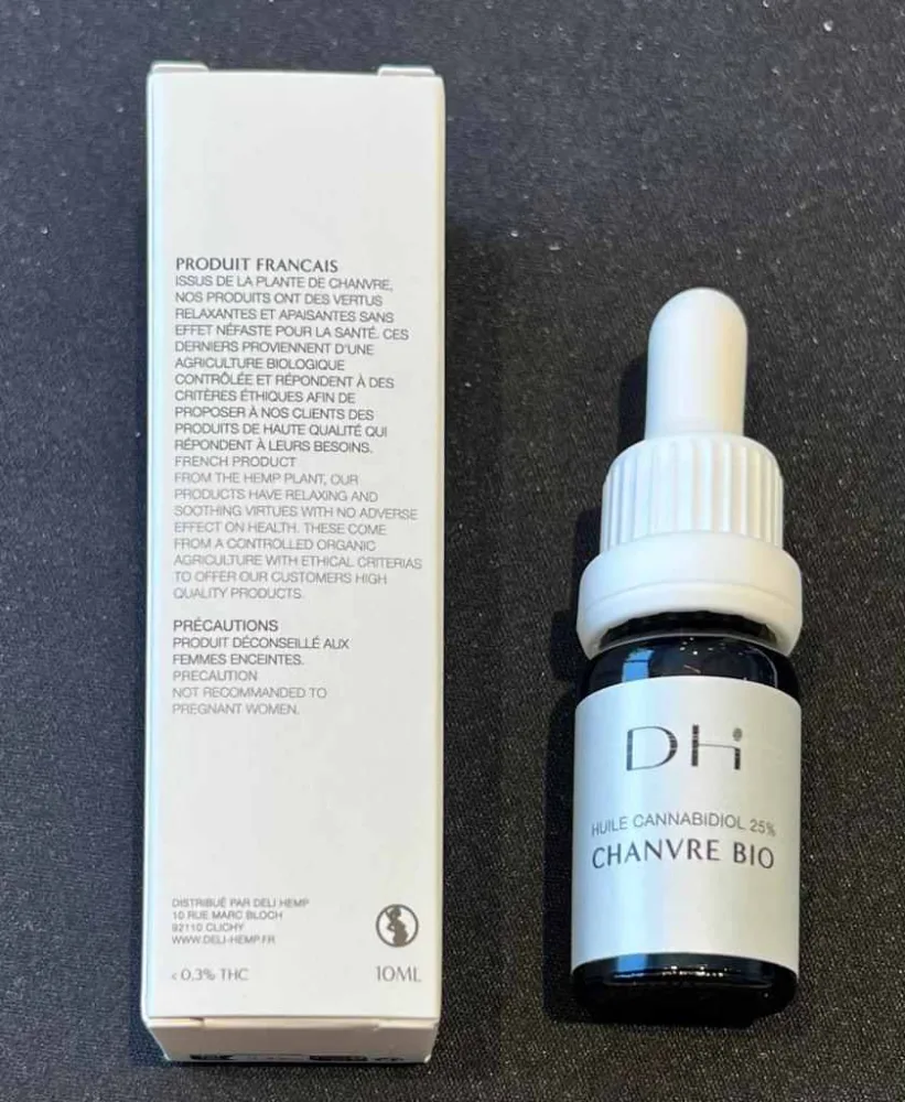 Huiles cbd chanvre/menthe